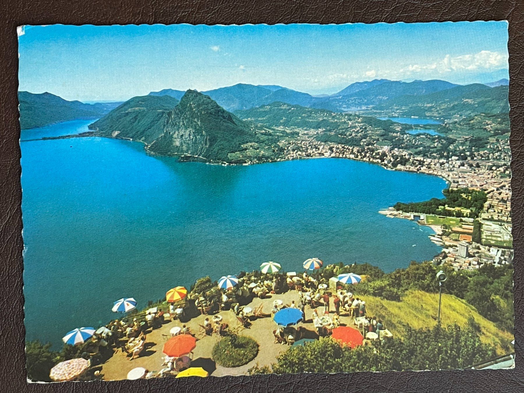 Ansichtskarten: Lugano – Gebraucht aus Steg VS von danwer74