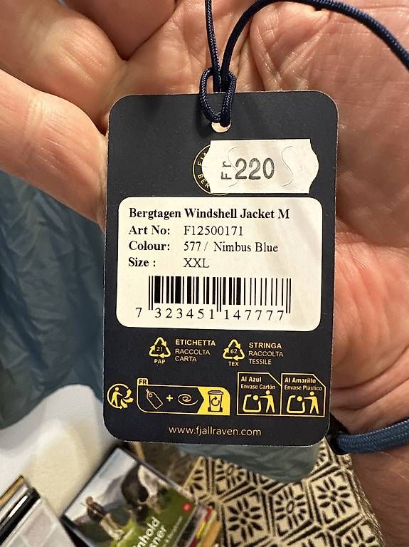 Giacche: Fjällräven Bergtagen Windshell Jacke Herren Top – Usato da Zermatt venduto da ber_sdz7 2