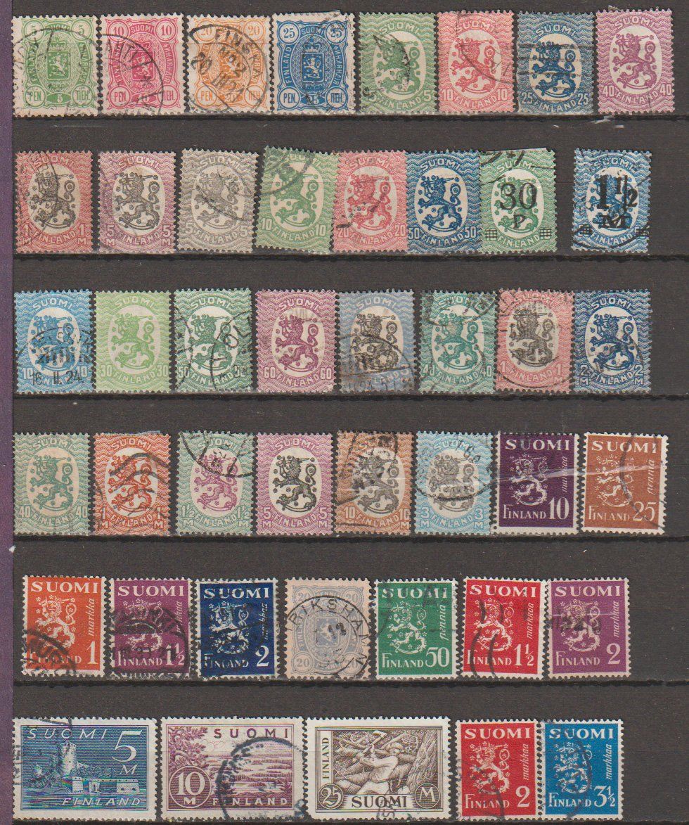 Tutti i francobolli: Finlande, vintage et variés – Usato da Crans-Montana venduto da kira56 1