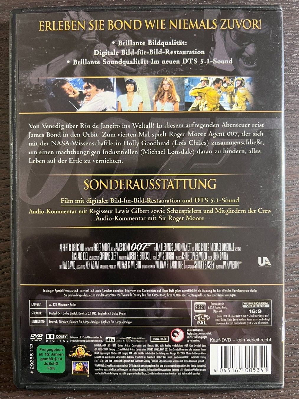 Tutti i DVDs: 007 Moonraker – Usato da Zürich venduto da FilmFreunde 1