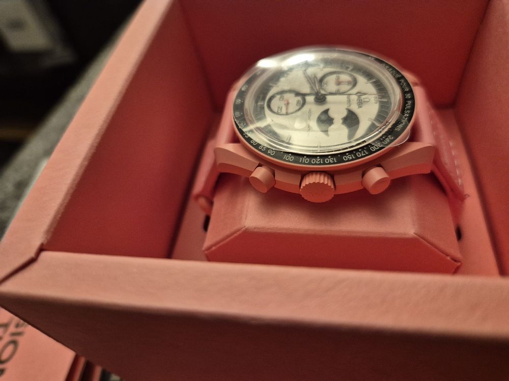 Omega x Swatch Moonswatch Mission to the Pink Moonphase 5