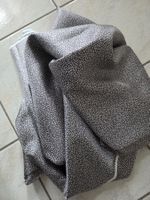 New !! Seta fantasia bianco/nero - 5 metri