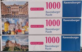 Ravensburger Puzzle 3x1000er "Beautiful Castles"