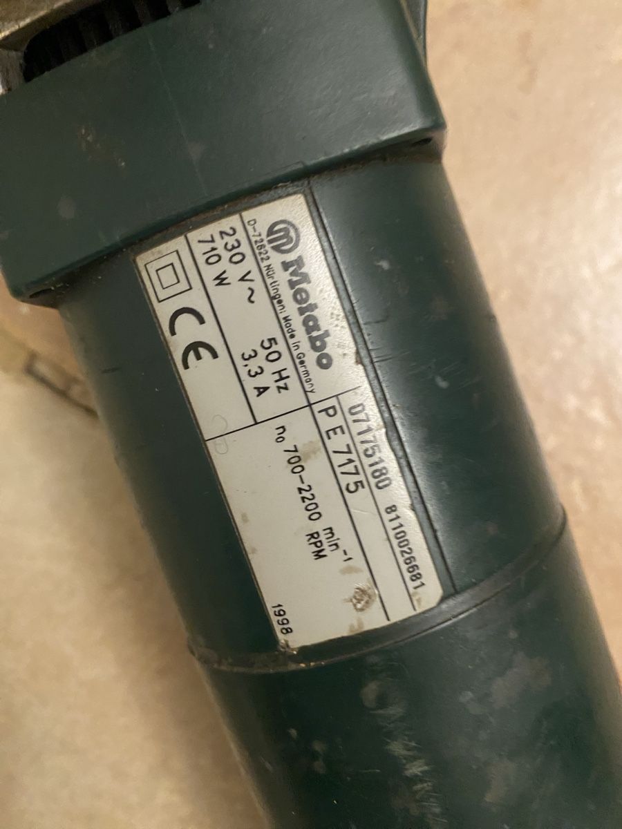 Metabo Aiguiseuses & polisseuses: Metabo PE 7175 mit 130er Tellerbürste – D'occasion à Baden par Bbdesign 3