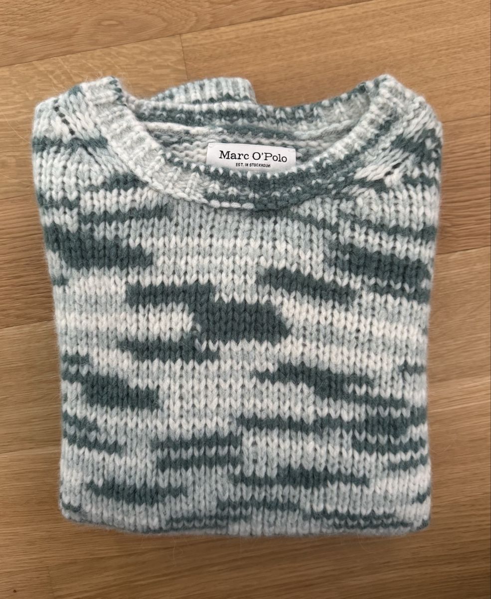 Maglioni & Felpe: Marc O‘Polo Responsible Wool Pullover, türkis, Grösse M/38 – Usato da Schaffhausen venduto da Alexli87