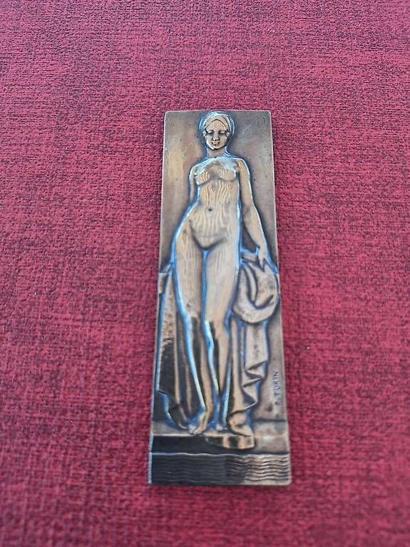 Sculture & Statue: Plaquette en bronze de P. Turin – Usato da Puplinge venduto da Frais1 4