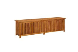 vidaXL Garten-Aufbewahrungsbox aus Akazienholz – 200 × 50 ×