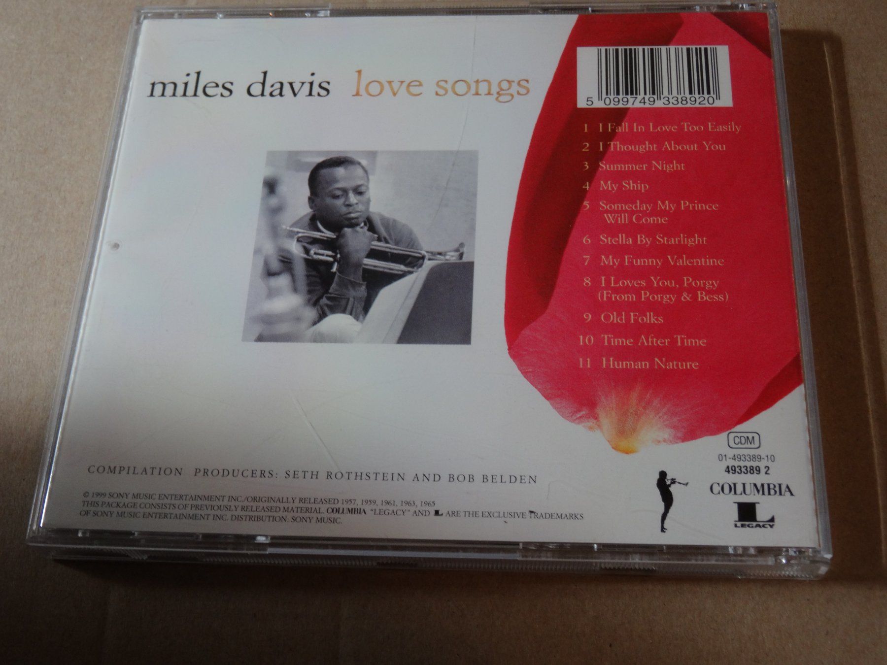 CDs: CD Miles Davis Love Songs – D'occasion à Olten par Disc-Ausverkauf 1