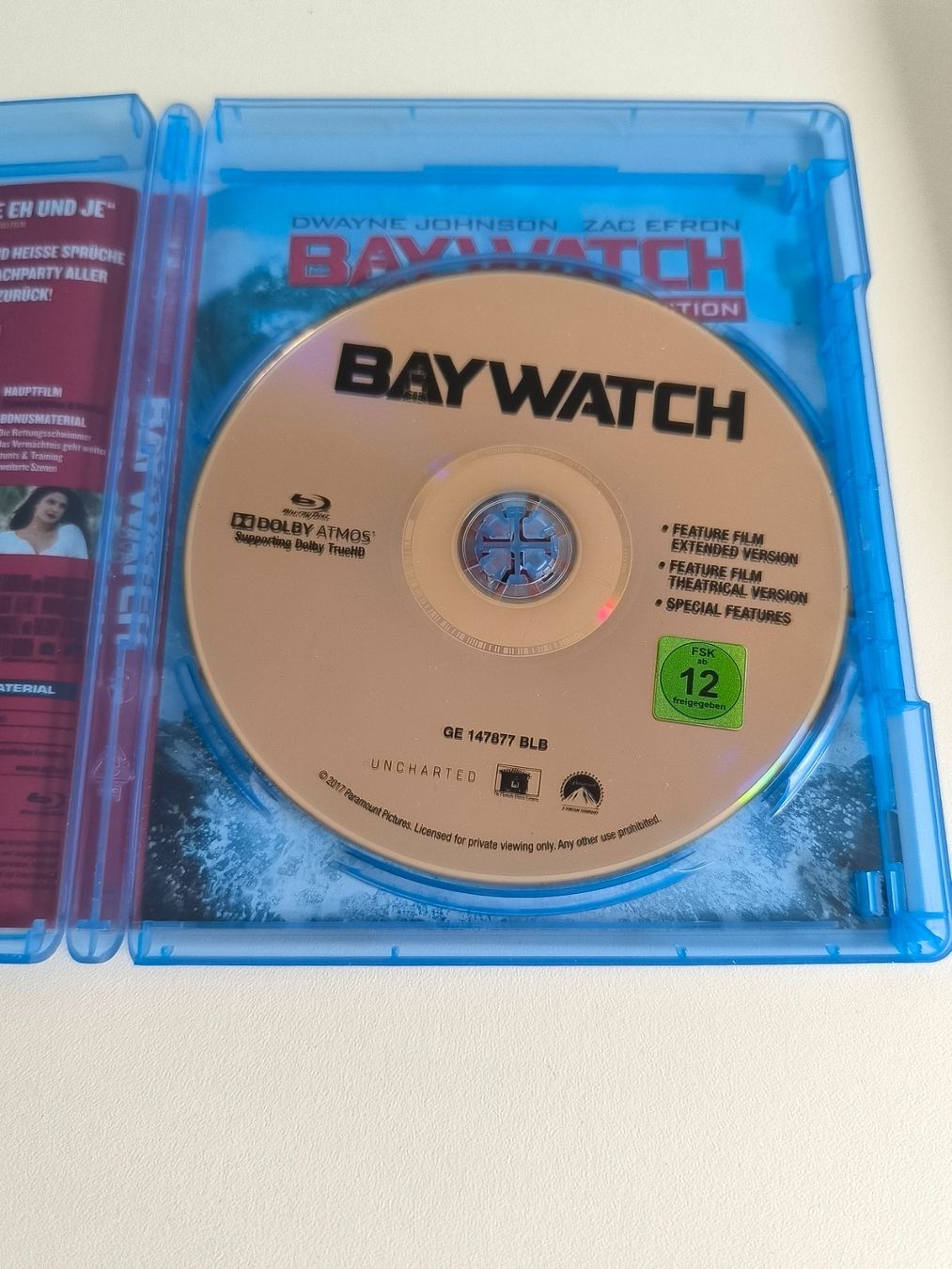 Tutti i DVDs: Blu-ray / Baywatch - Dwayne Johnson - Extended Edition – Usato da Muttenz venduto da hak_dsk9 2