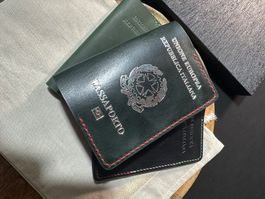 Leder Passhülle Handmade | Echtleder | Passport Cover