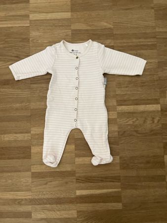 Sterntaler Baby Strampler gestreift Grösse 56 Rosa/Weiss