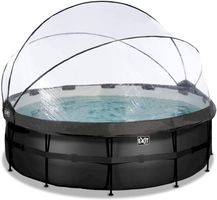 EXIT Black Leather Pool ø427x122cm