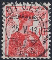 RIEDT b. ERLEN (THURGAU) 16.I.13 - Vollstempel auf Helvetia
