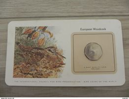 Münzbrief Irland 50 Pence 1979 - Waldschnepfe