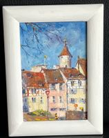 Handgemachtes Ölbild „Munot Schaffhausen“