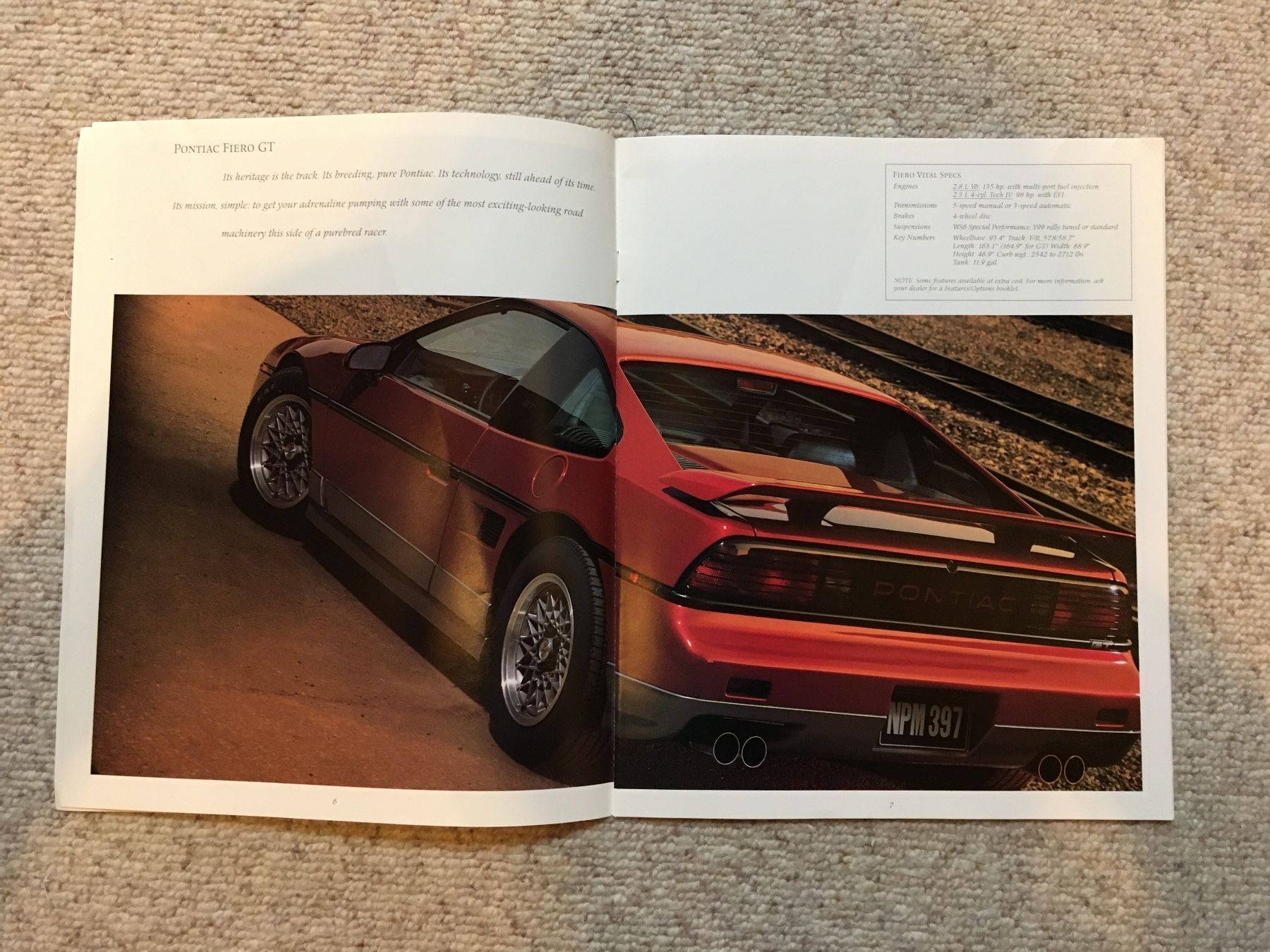 Documenti: Pontiac 1987 – Usato da Schlatt ZH venduto da Cheyenne69 1