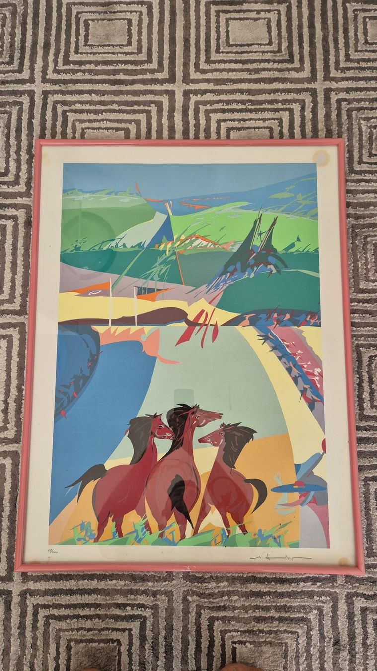 Grafiken & Lithographien: Lithographie Noël Jeanbourquin – Gebraucht aus Goumois von dan_9f6z