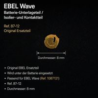EBEL Wave Original Batterie-Unterlageteil