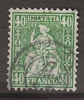 CH034 - Helvetia assise 34 obl.