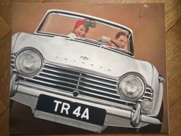 Triumph TR4A Prospekt Original 1960er Jahre ca 1965 1966 NL