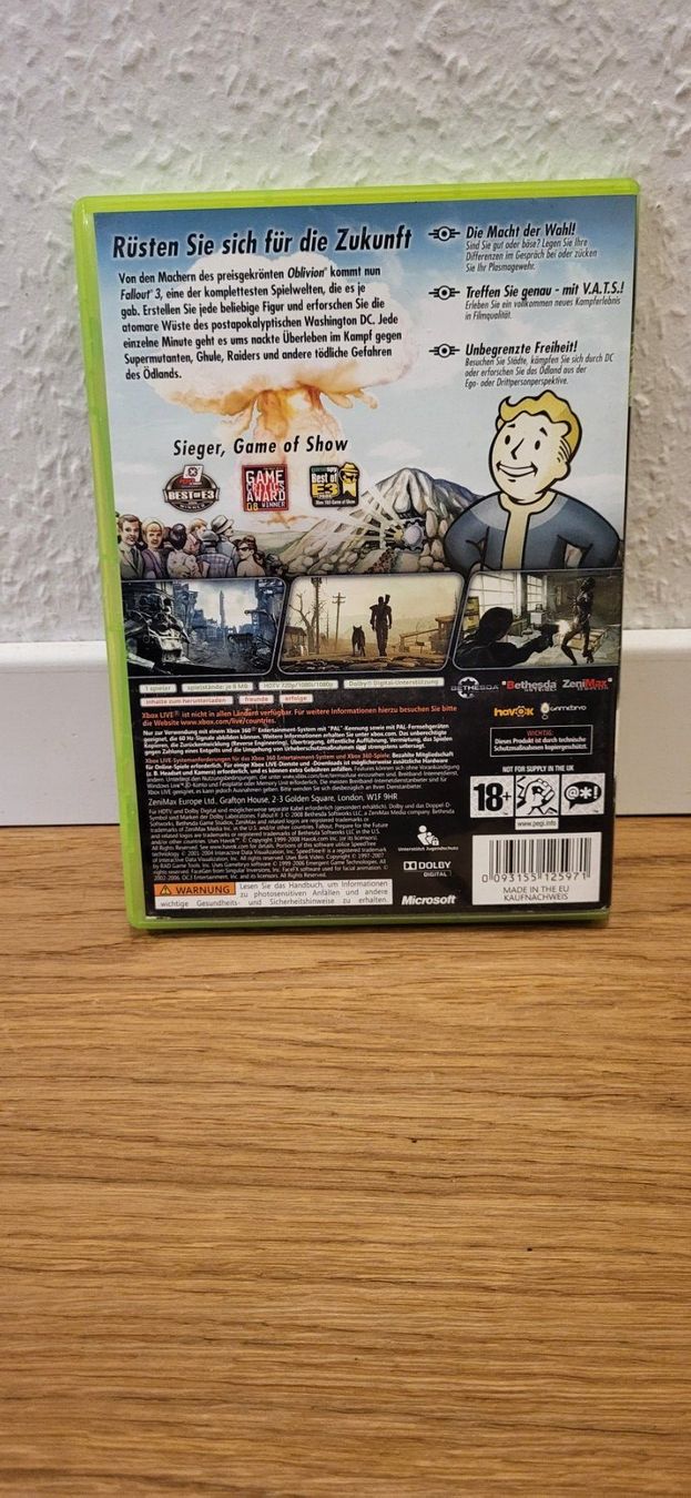 Microsoft Giochi: Xbox 360 - Fallout 3 – Usato da Münsingen venduto da Heroism2010 1