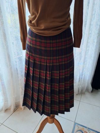 Jupe à carreaux Vintage , taille 44-46