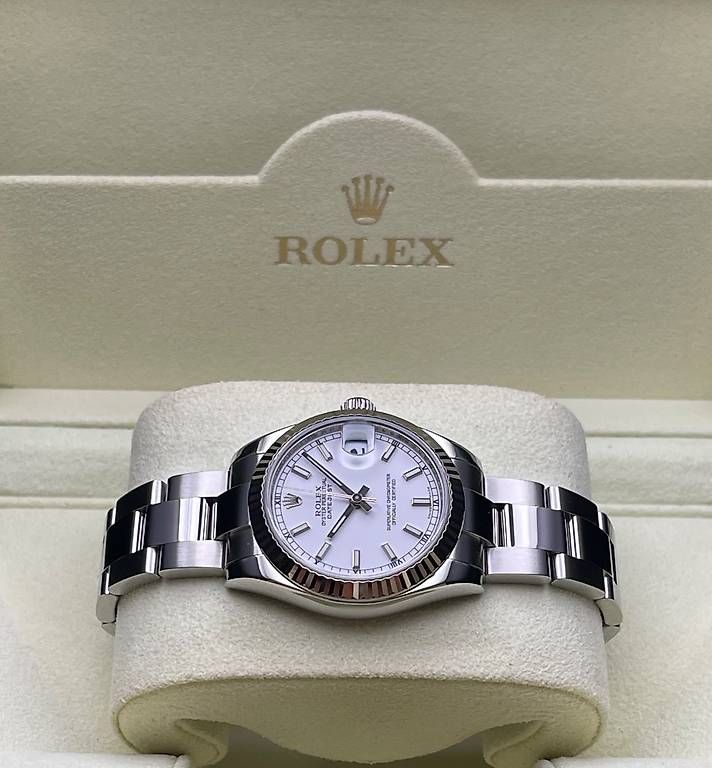 Rolex Orologi: Rolex Datejust 31 Ref. 178274 Oyster White Dial Full Set – Usato da Lugano venduto da luganotopwatches 9