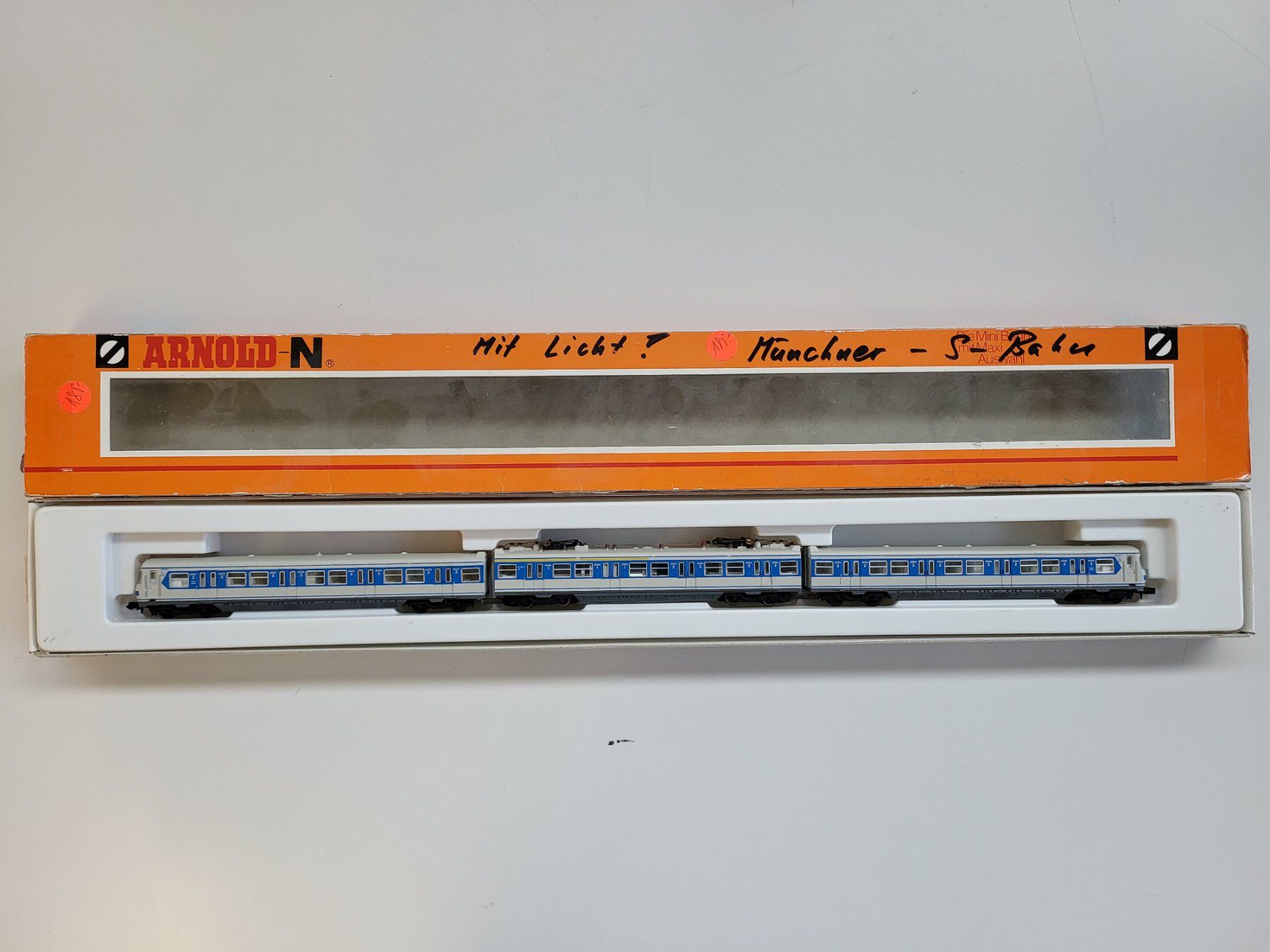 Arnold Modellini di ferrovie: Arnold 2940 S-Bahn München – Usato da Brügg BE venduto da POU-BELLE