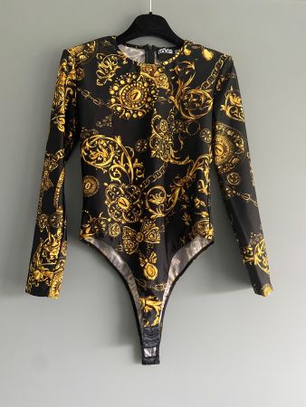 Versace Jeans Couture Body mit Muster, Gr. S, neue