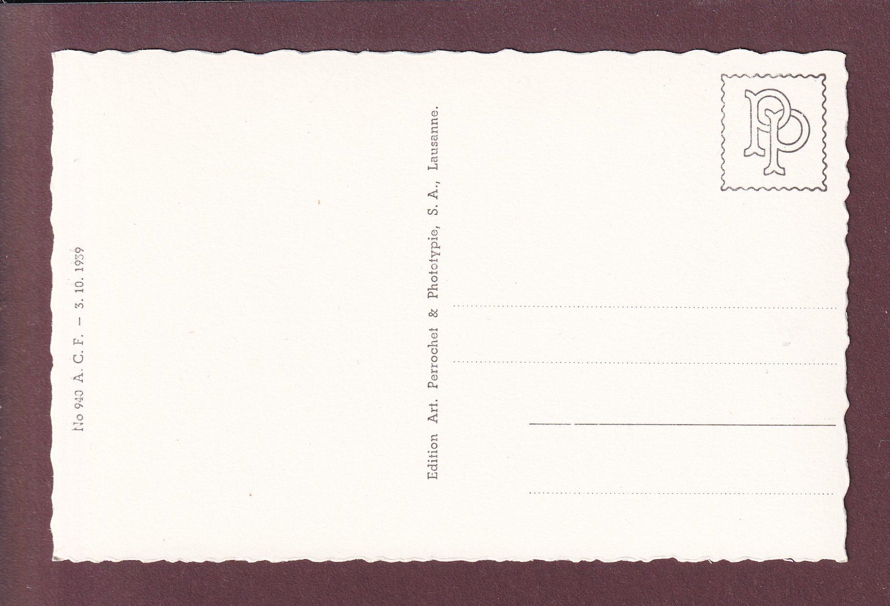 Cartoline postali: CHESIERES-VILLARS - Muverans – Usato da Pully venduto da nicecards 1