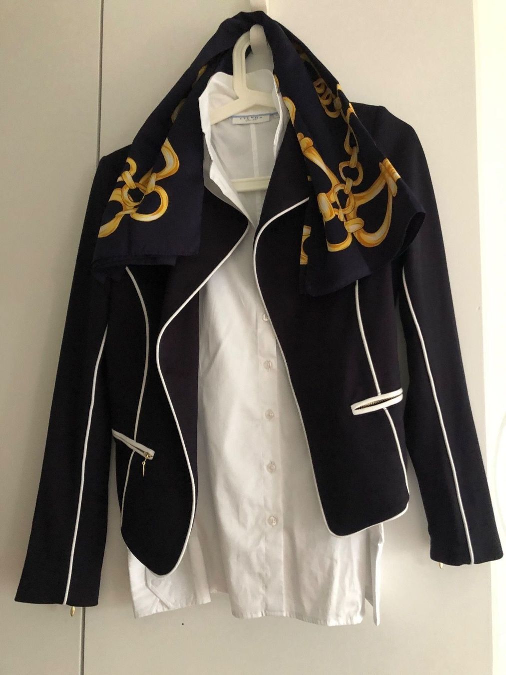 Giacche: Blazer Blau-Weiss grösse 36 – Nuovo e nell'imballaggio originale da Adliswil venduto da Jessik0