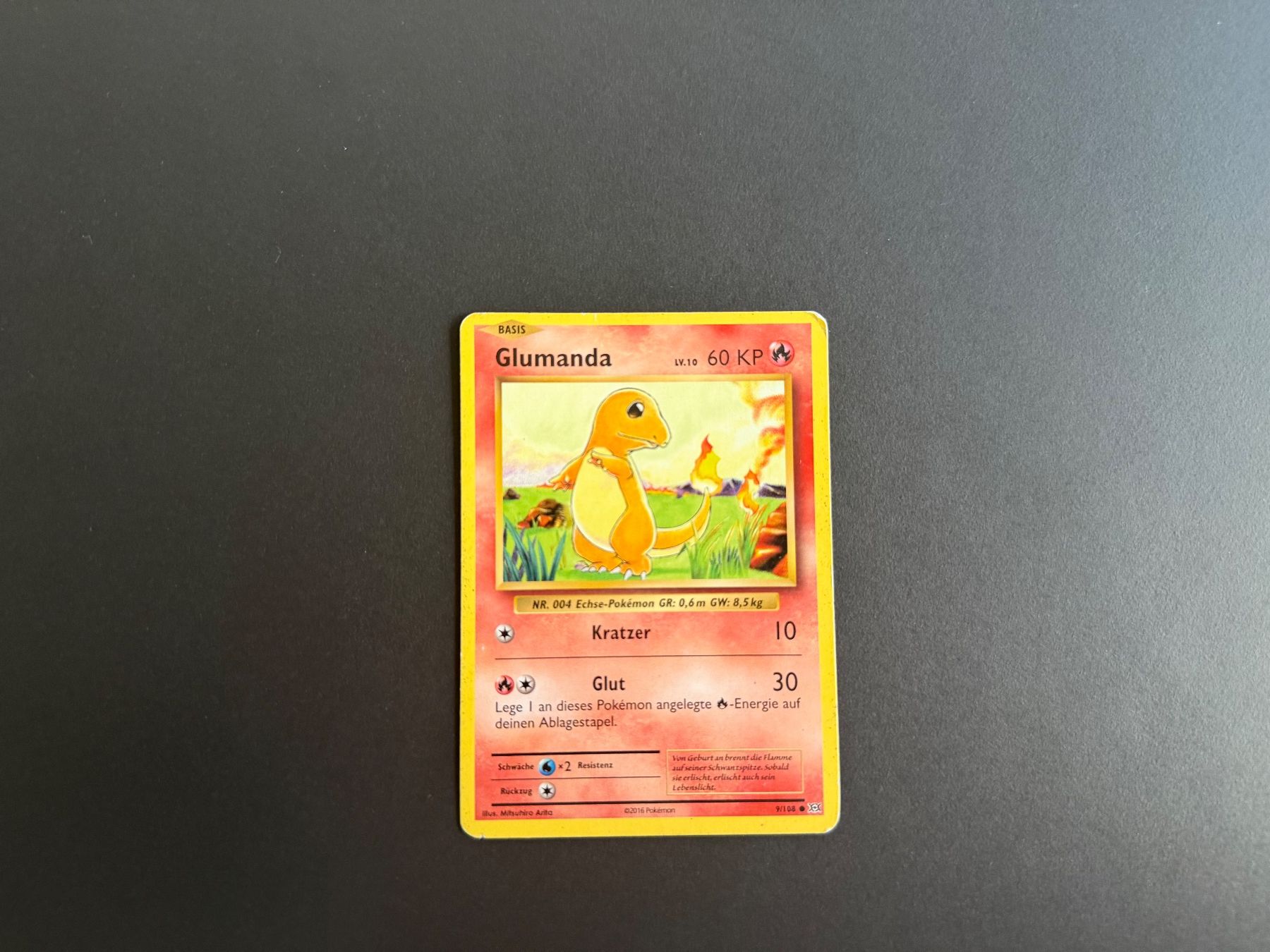 Pokémon Cartes à collectionner: Glumanda 9/108 – D'occasion à Zürich par mountainwizard00