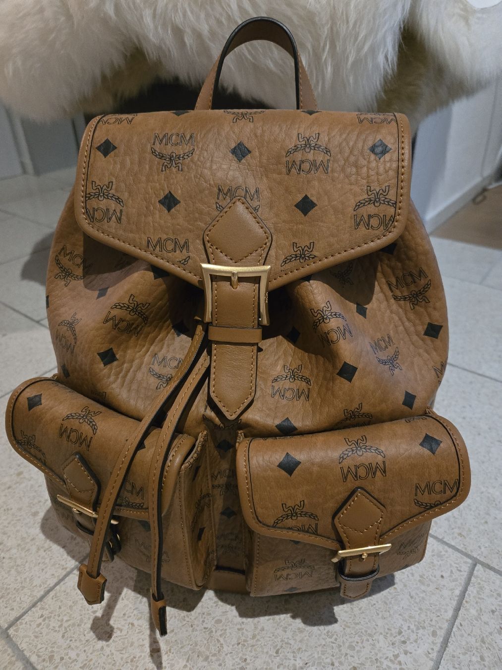 Mcm Zaini: MCM Rucksack neu ungebraucht – Nuovo e nell'imballaggio originale da Winterthur venduto da mar_l9rg