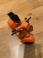 🧡 Vintage Vespa Roller, Orange, Metall
