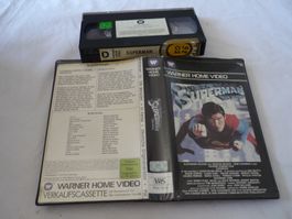 VHS Rare 80er Videokassette - Superman 1 - DC Marvel