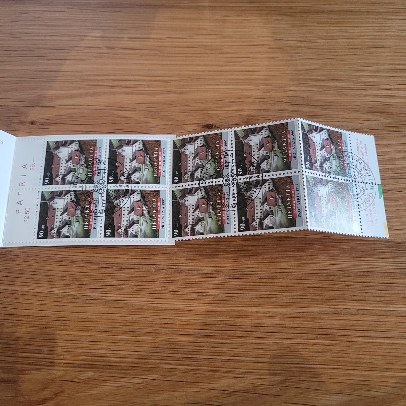 Alle Briefmarken: Markenheftchen Carnet De Timbre pro Patria 1997 – Gebraucht aus Biel/Bienne von Destockweb 2