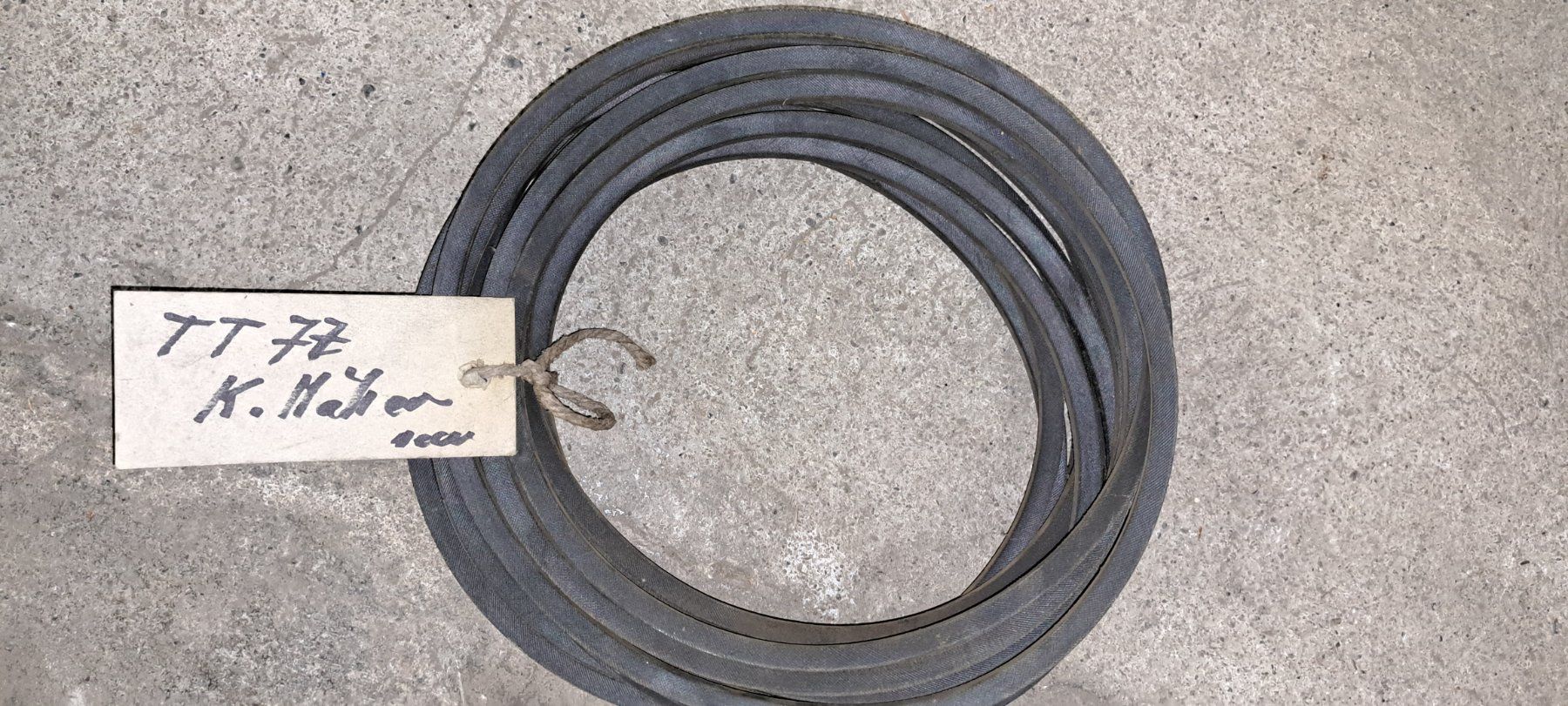 Tutti i ricambio: TT77 Keillriemen – Nuovo e nell'imballaggio originale da Wädenswil venduto da mh012