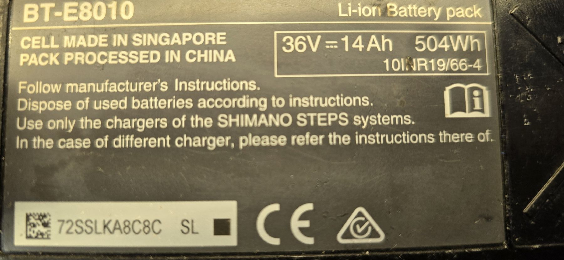 Shimano Batterie: Shimano Akku BT 8010 – Usato da basel venduto da Propain 2