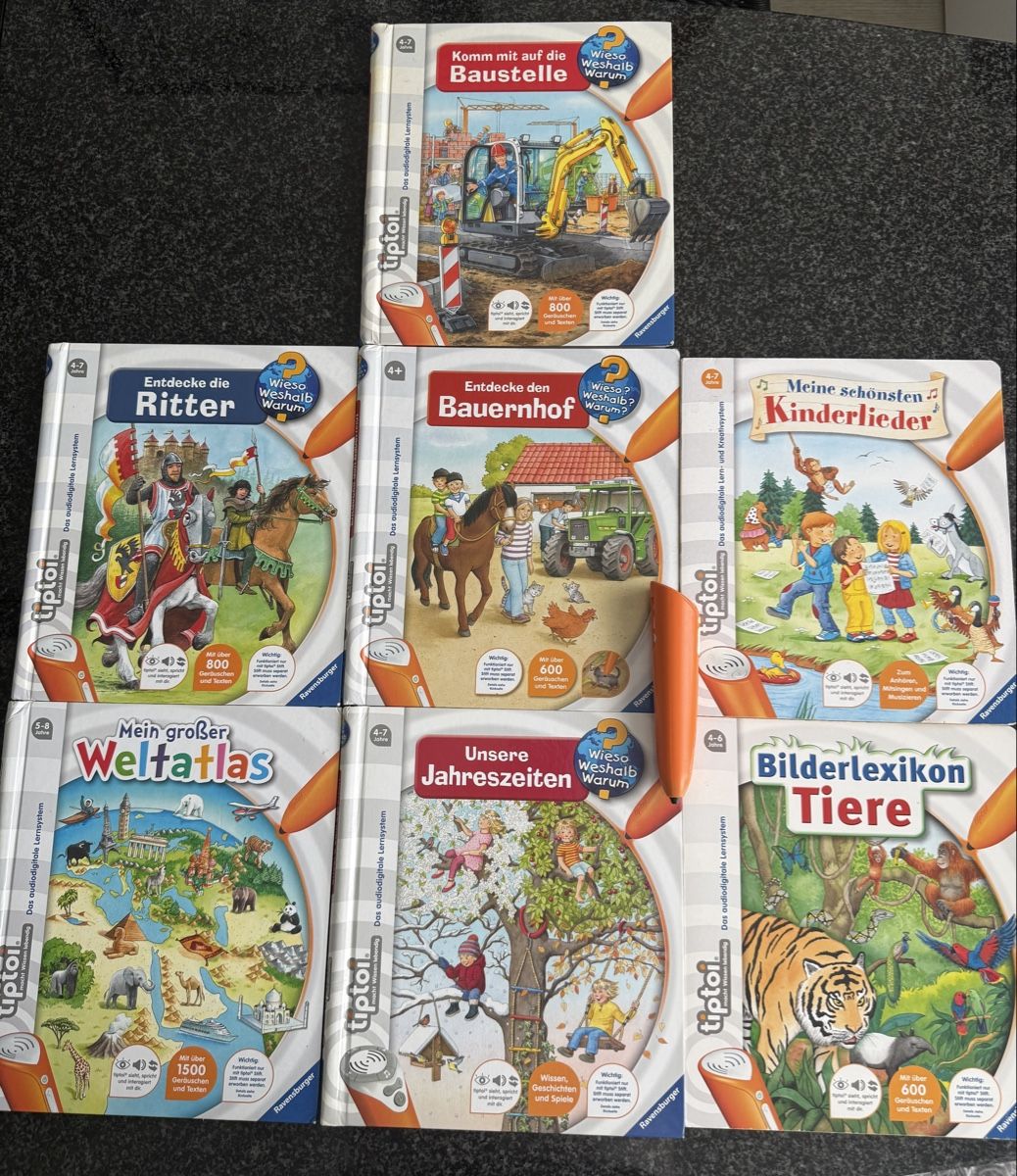 Bücher: tiptoi Bücher 7 Stück inkl. Stift – Gebraucht aus Steffisburg von Copy22