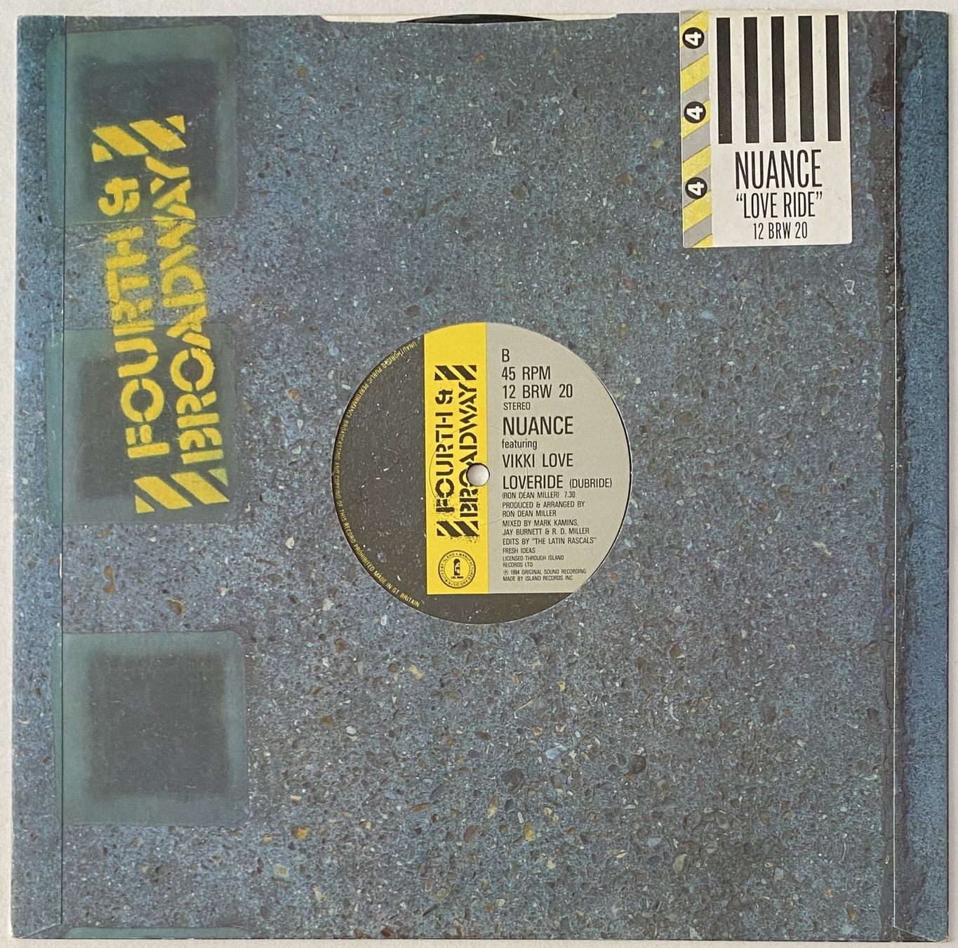 Dischi in vinile: Nuance Featuring Vikki Love, Loveride (Electro, Dance-Pop) – Usato da Flums venduto da Empe1 1