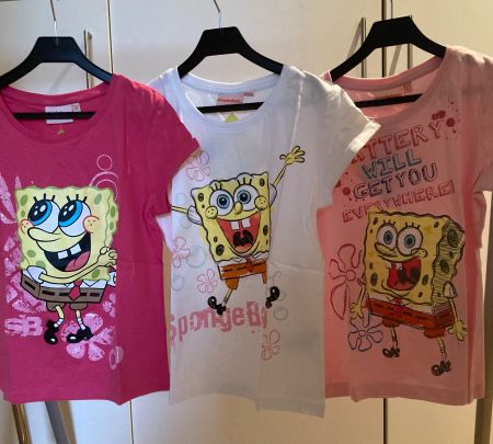Spongebob 3 T-Shirt Gr:140, Neu. Restposten Aktion 3 für 2