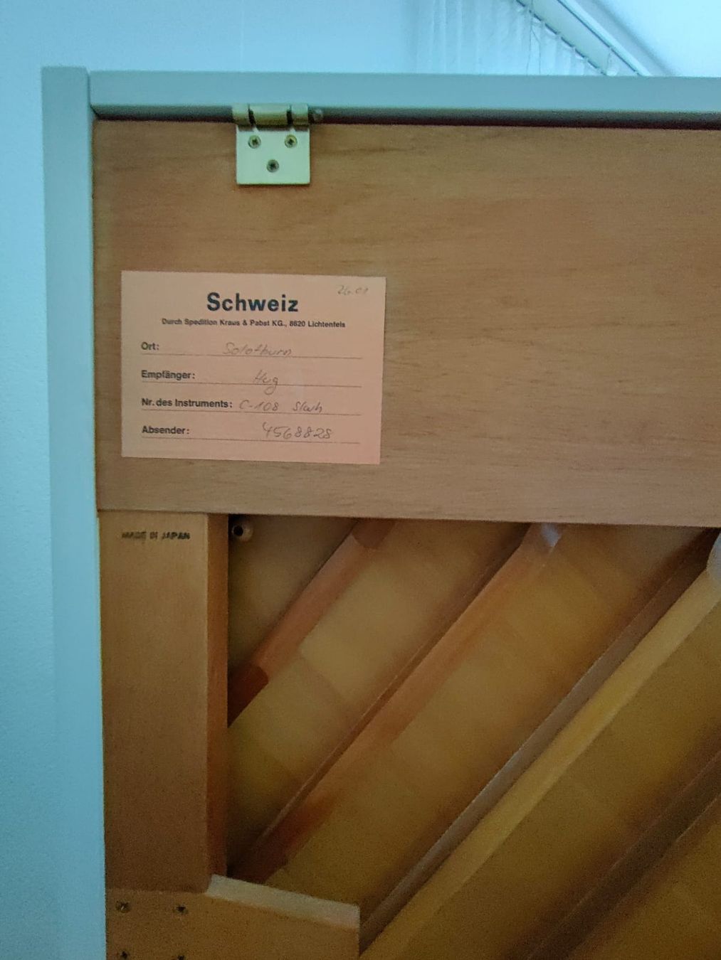 Yamaha Strumenti musicali: Klavier Yamaha C108 – Usato da Solothurn venduto da Samuel6 6