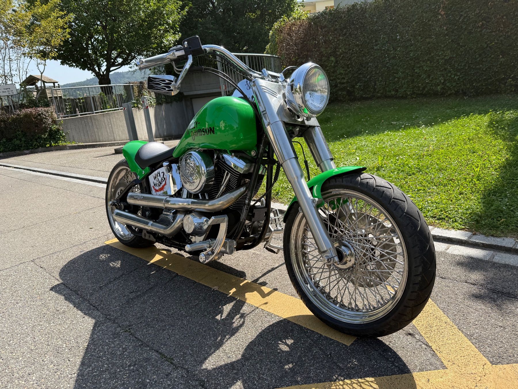Harley-Davidson Chopper: Harley Davidson Heritage Evo Softail Custom – Usato da Rütihof venduto da elcheffe81 8
