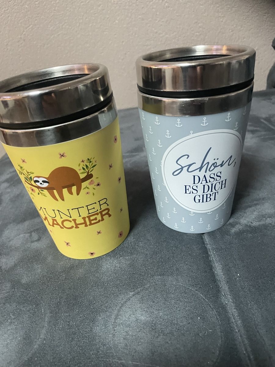 Contenitori & Simili: 2 Kaffeebecher to go neuwertig, – Usato da Ennetaach venduto da Ustraessle 3