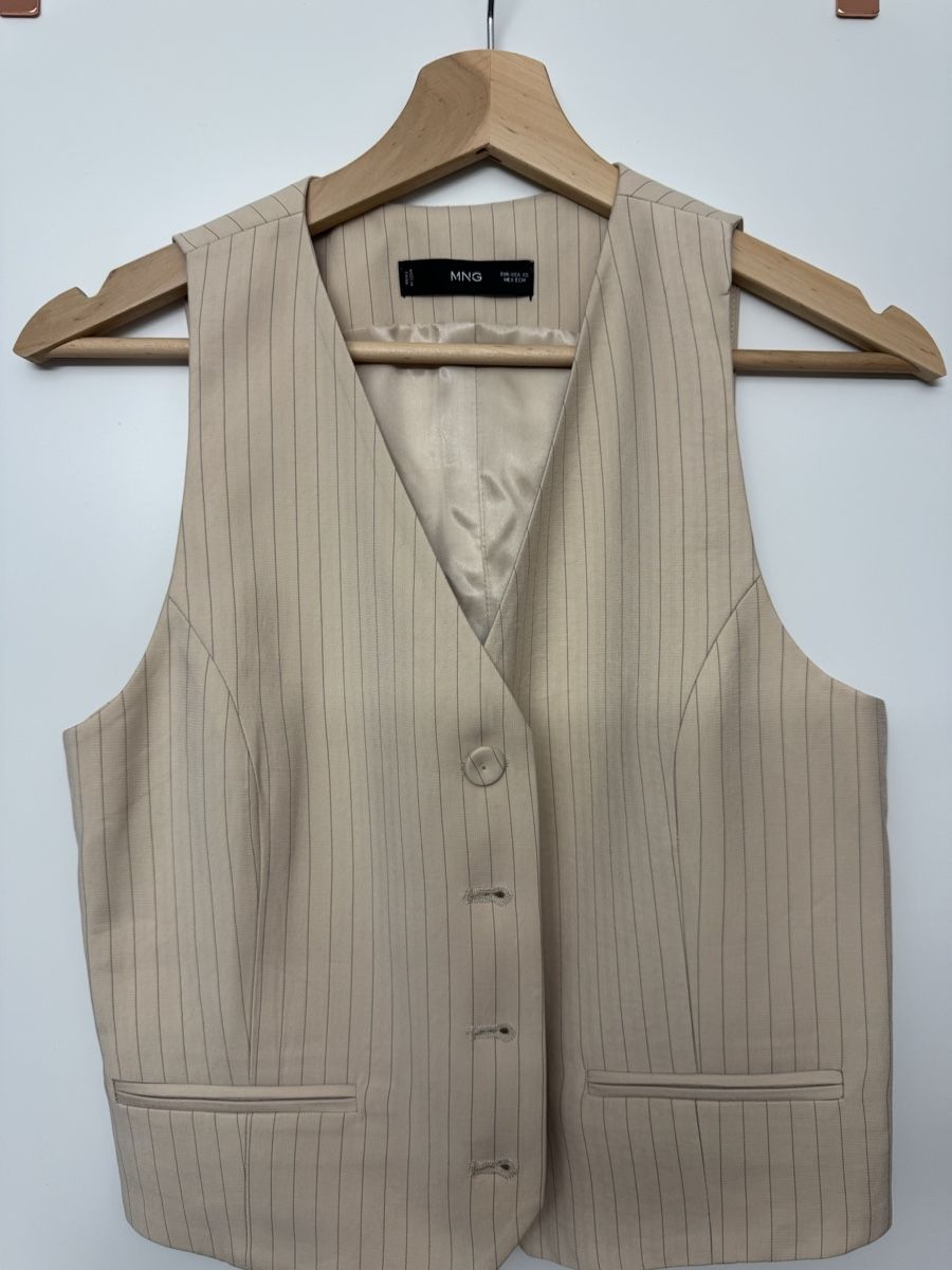 Mango Gilet & Giacche senza maniche: Weste MNG beige – Nuovo (secondo la descrizione) da Beringen venduto da ste_bh8w
