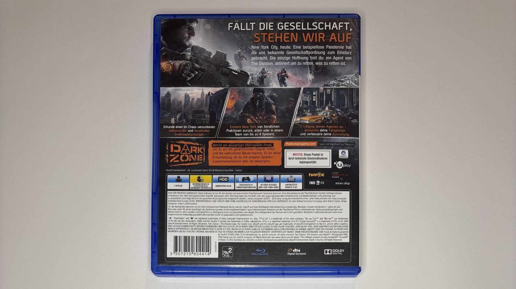 Giochi: PS4 - Tom Clancy's The Division – Usato da Allschwil venduto da Bullach 2