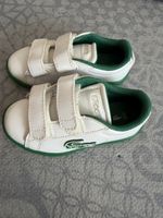 Lacoste Kinder Turnschuhe Weiss/Gruen Gr. 23 guter Zustand