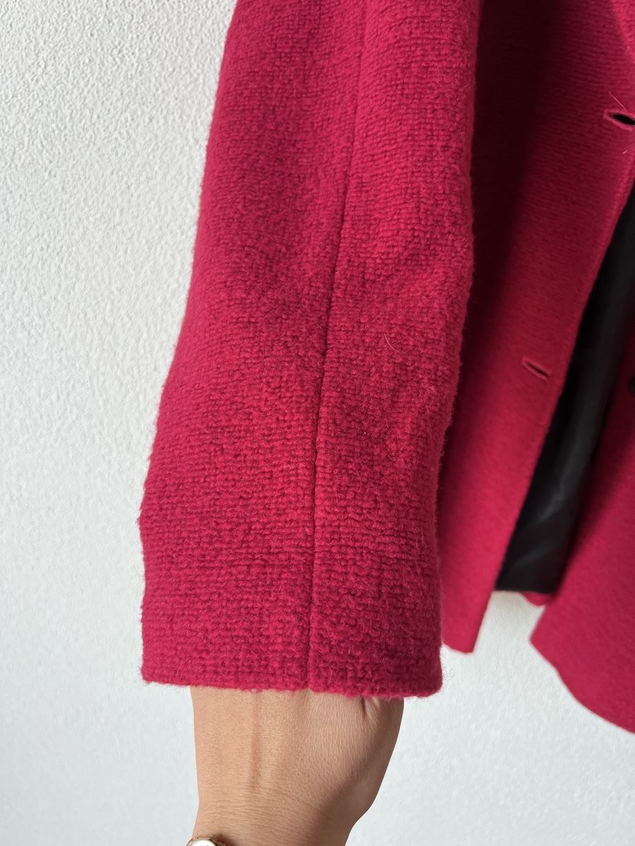 Cappotti: Roter Damen Samoon Mantel, Gr. 52, Fuchsia – Usato da Langenthal venduto da Alperose_5 3