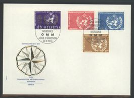 1973, FDC, OMM (D IX) Ergänzungswerte