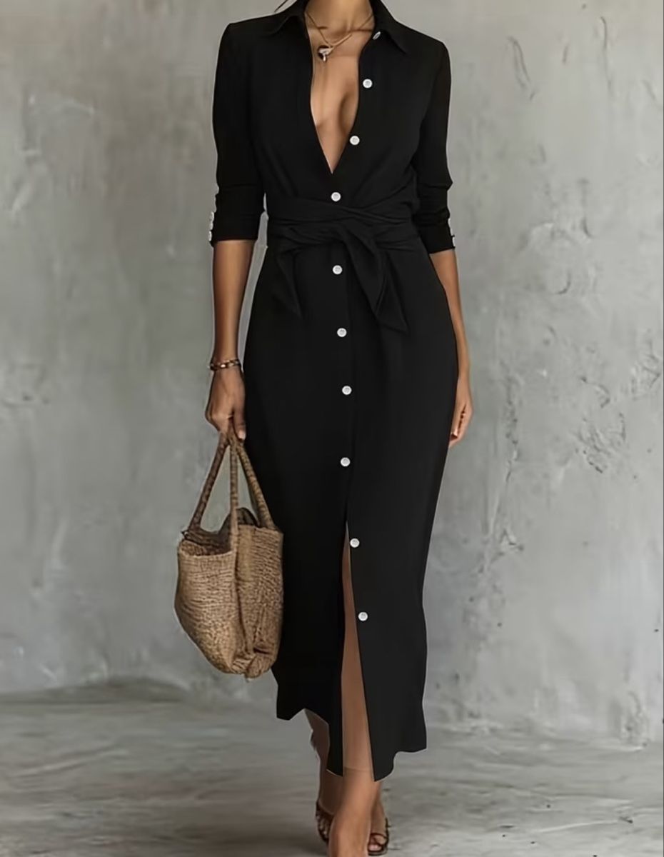 Vestiti: Chic Maxi Abito camicetta di viscosa e cotone-tg M/L-nuovo – Nuovo e nell'imballaggio originale da Gordevio venduto da LanaZimm 4
